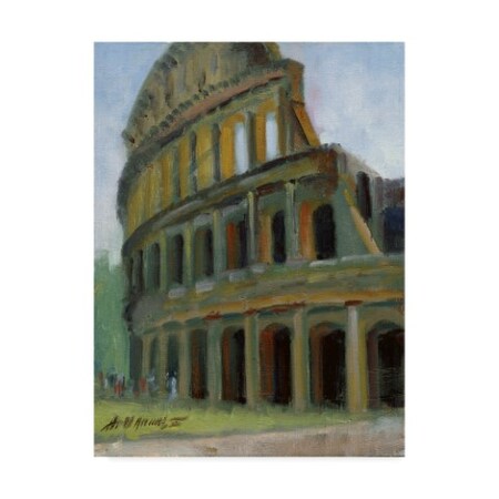 Hall Groat Ii 'Roman Colosseum' Canvas Art,14x19